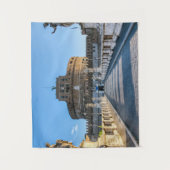 Ponte and Castle Sant'Angelo - Rome, Italië Wandkleed (Voorkant)