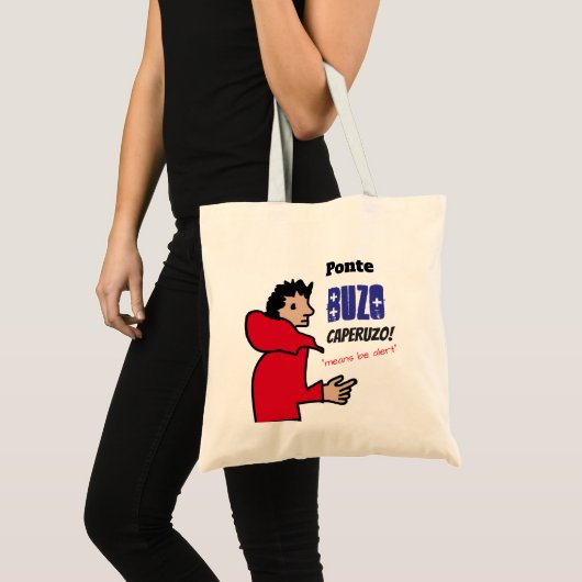 Ponte buzo caperuzo tote bag (Voorkant (product))