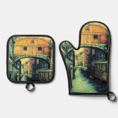 Ponte dei Sospiri Ovenwant & Pannenlap Set (Voorkant)