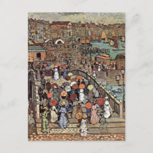 Ponte Della Paglia, Venetië door Maurice Prenderga Briefkaart