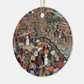 Ponte Della Paglia, Venetië door Maurice Prenderga Keramisch Ornament (Links)