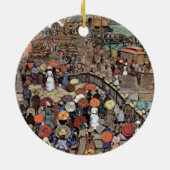 Ponte Della Paglia, Venetië door Maurice Prenderga Keramisch Ornament (Achterkant)