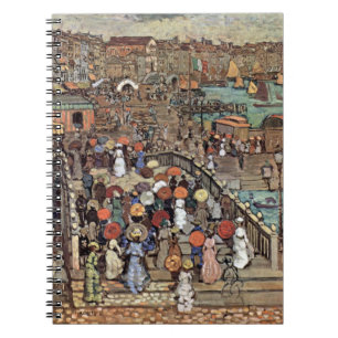 Ponte Della Paglia, Venetië door Maurice Prenderga Notitieboek