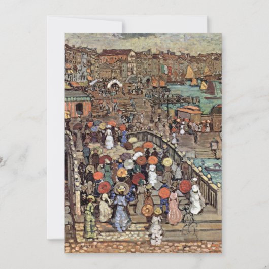 Ponte Della Paglia, Venetië, Maurice Prendergast (Voorkant)