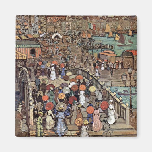 Ponte Della Paglia, Venetië, Maurice Prendergast Magneet (Voorkant)