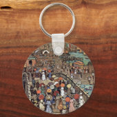 Ponte Della Paglia, Venetië, Maurice Prendergast Sleutelhanger (Voorkant)