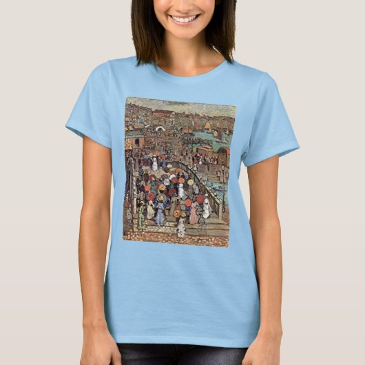 Ponte Della Paglia, Venetië, Maurice Prendergast T-shirt (Voorkant)