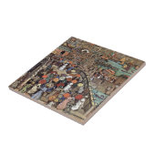 Ponte Della Paglia, Venetië, Maurice Prendergast Tegeltje (Zijkant)