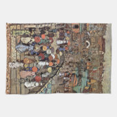 Ponte Della Paglia, Venetië, Maurice Prendergast Theedoek (Horizontaal)