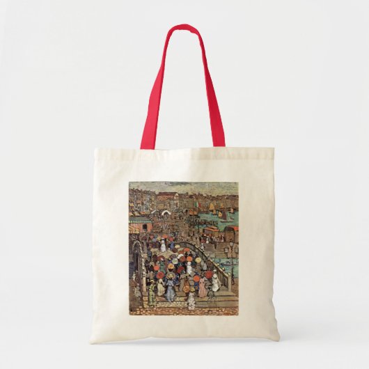 Ponte Della Paglia, Venetië, Maurice Prendergast Tote Bag (Voorkant)