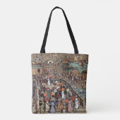Ponte Della Paglia, Venetië, Maurice Prendergast Tote Bag (Achterkant)