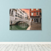 Ponte di Canonica Venetië Italië Canvas Afdruk (Insitu (Houten vloer))