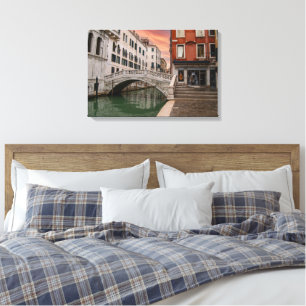 Ponte di Canonica Venetië Italië Canvas Afdruk