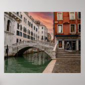 Ponte di Canonica Venetië Italië Poster (Voorkant)