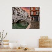 Ponte di Canonica Venetië Italië Poster (Keuken)