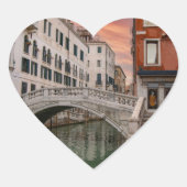 Ponte di Canonica Venice Italy Hart Sticker (Voorkant)