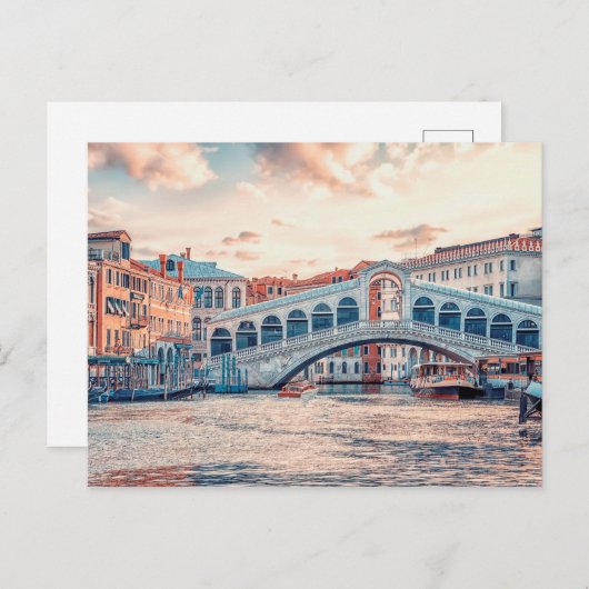 Ponte di Rialto Briefkaart (Voorkant / Achterkant)