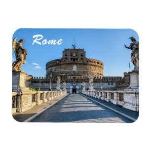 Ponte en Castel Sant'Angelo - Rome, Italië Magneet