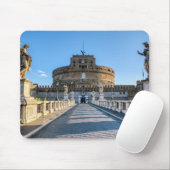 Ponte en Castel Sant'Angelo - Rome, Italië Muismat (Met muis)