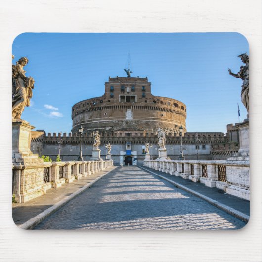 Ponte en Castel Sant'Angelo - Rome, Italië Muismat (Voorkant)