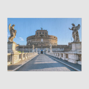 Ponte en Castel Sant'Angelo - Rome, Italië Tissuepapier