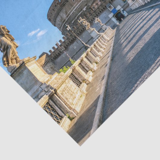 Ponte en Castel Sant'Angelo - Rome, Italië Tissuepapier (Detail)