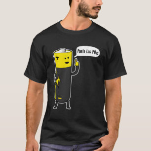 Ponte Las Pilas Batterij Motivatie T-shirt