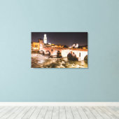 Ponte Pietro van Verona Canvas Afdruk (Insitu (Houten vloer))