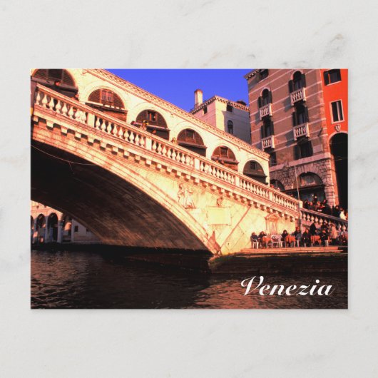 Ponte Rialto Briefkaart (Voorkant)