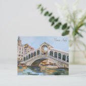 Ponte Rialto | Venetië, Italië Briefkaart (Staand voorkant)