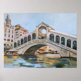 Ponte Rialto | Venetië, Italië Poster