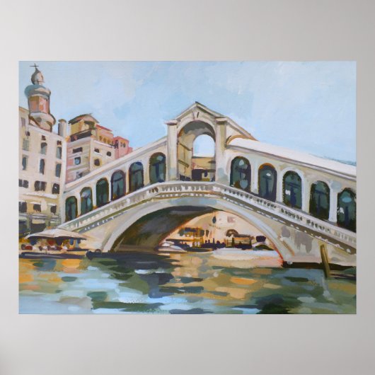 Ponte Rialto | Venetië, Italië Poster (Voorkant)