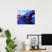Ponte Sant' Angelo en Castel Sant' Angelo over Poster (Thuiskantoor)