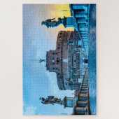 Ponte Sant'Angelo bij zonsopgang - Rome Italië Legpuzzel (Verticaal)