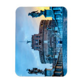 Ponte Sant'Angelo bij zonsopgang - Rome Italië Magneet (Verticaal)