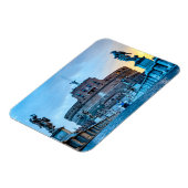 Ponte Sant'Angelo bij zonsopgang - Rome Italië Magneet (Linkerzijde)