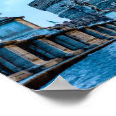 Ponte Sant'Angelo bij zonsopgang - Rome Italië Poster (Hoek)