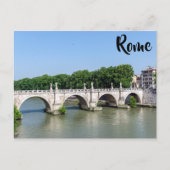 Ponte Sant'Angelo in Rome - Italië Briefkaart (Voorkant)