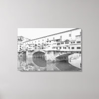 Ponte Vecchio Black en White Sketch