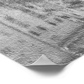 Ponte Vecchio Black en White Sketch Poster (Hoek)