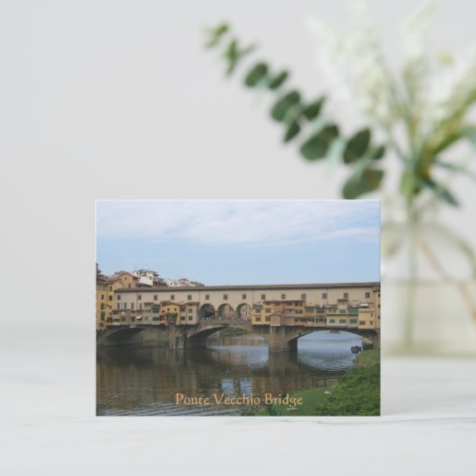 Ponte Vecchio Bridge Briefkaart (Staand voorkant)