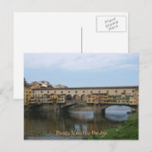 Ponte Vecchio Bridge Briefkaart (Voorkant / Achterkant)