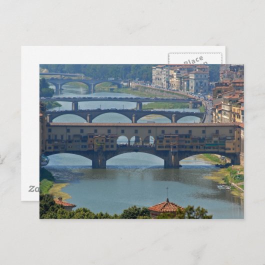 Ponte Vecchio Briefkaart (Voorkant / Achterkant)