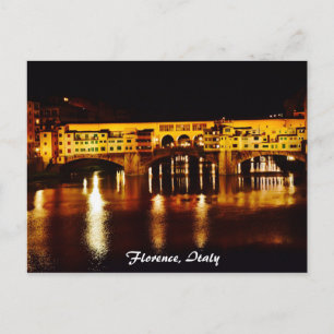 Ponte Vecchio-brug in Florence, Italië Briefkaart