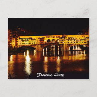 Ponte Vecchio-brug in Florence, Italië Briefkaart