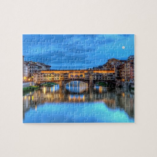 Ponte vecchio-brug in Florence, Italië Legpuzzel (Horizontaal)
