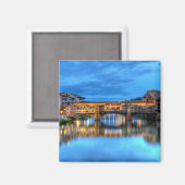Ponte vecchio-brug in Florence, Italië Magneet (Voorkant / Achterkant)