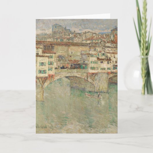 Ponte Vecchio | Childe Hassam Kaart (Voorkant)
