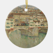 Ponte Vecchio | Childe Hassam Keramisch Ornament (Voorkant)