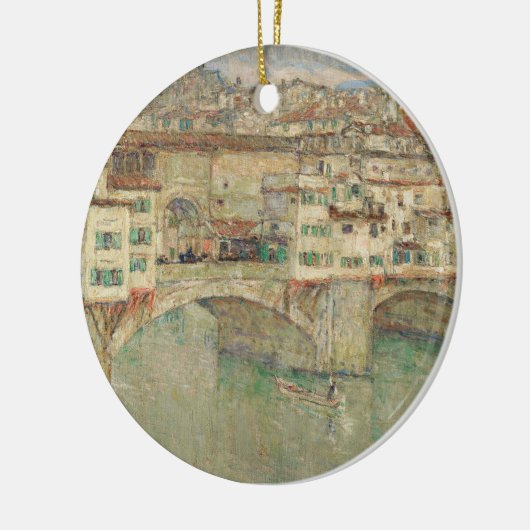 Ponte Vecchio | Childe Hassam Keramisch Ornament (Links)
